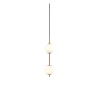 Best Audrey 2 pendel, messing/opal Messinglamper|Hvide Lamper
