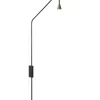 Outlet Austere væglampe m. touchdæmp og stik, gunmetal Læselamper|Væglamper