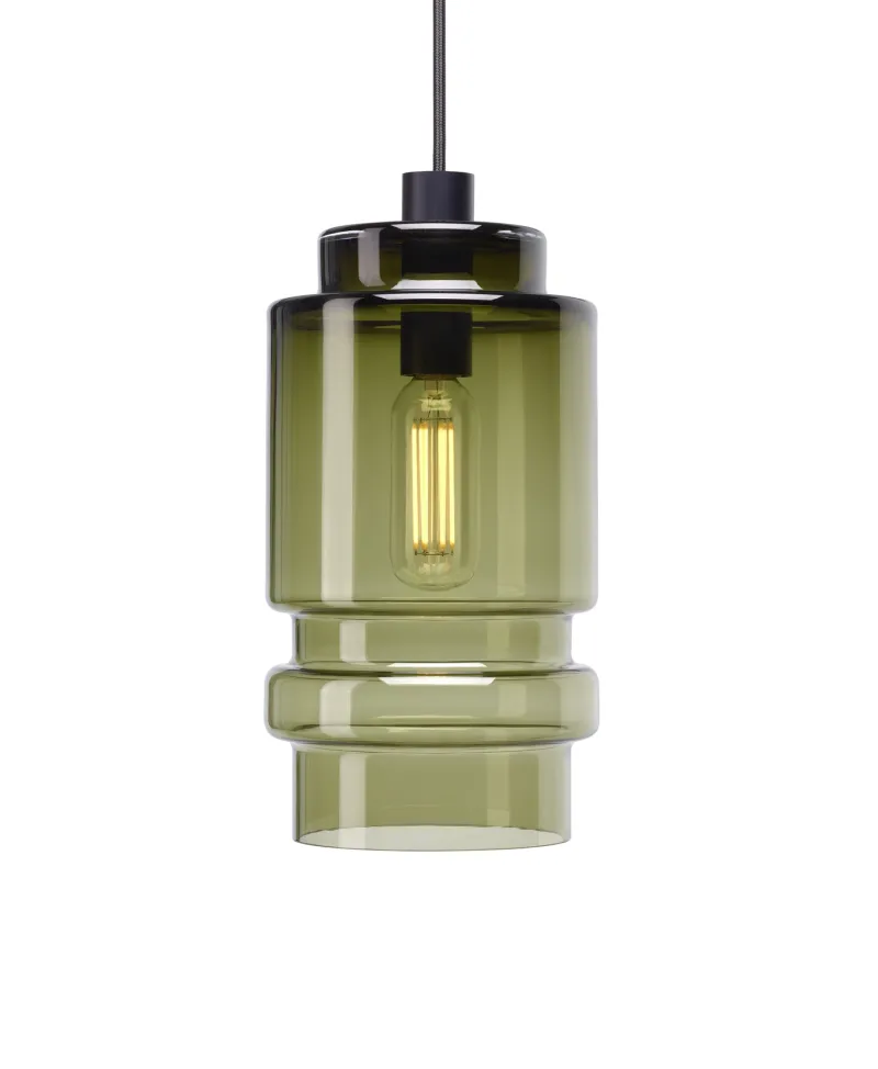 Axle pendel glasskærm medium, antique green Lampeskærme|Glas Lamper