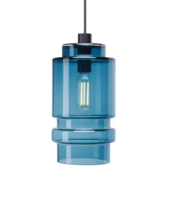 Best Axle pendel glasskærm medium, smoke blue Lampeskærme|Glas Lamper