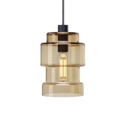Sale Axle pendel glasskærm small, new brown Lampeskærme|Glas Lamper