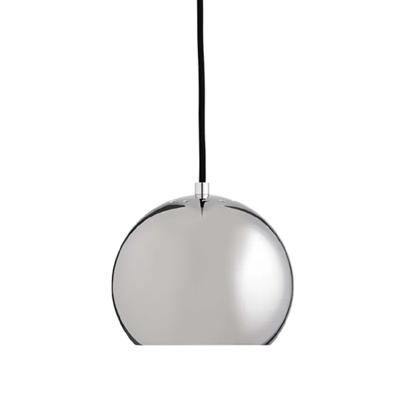 Best Ball Pendel Ø18, blank krom Spisebordslamper|Lamper Til Sofabord
