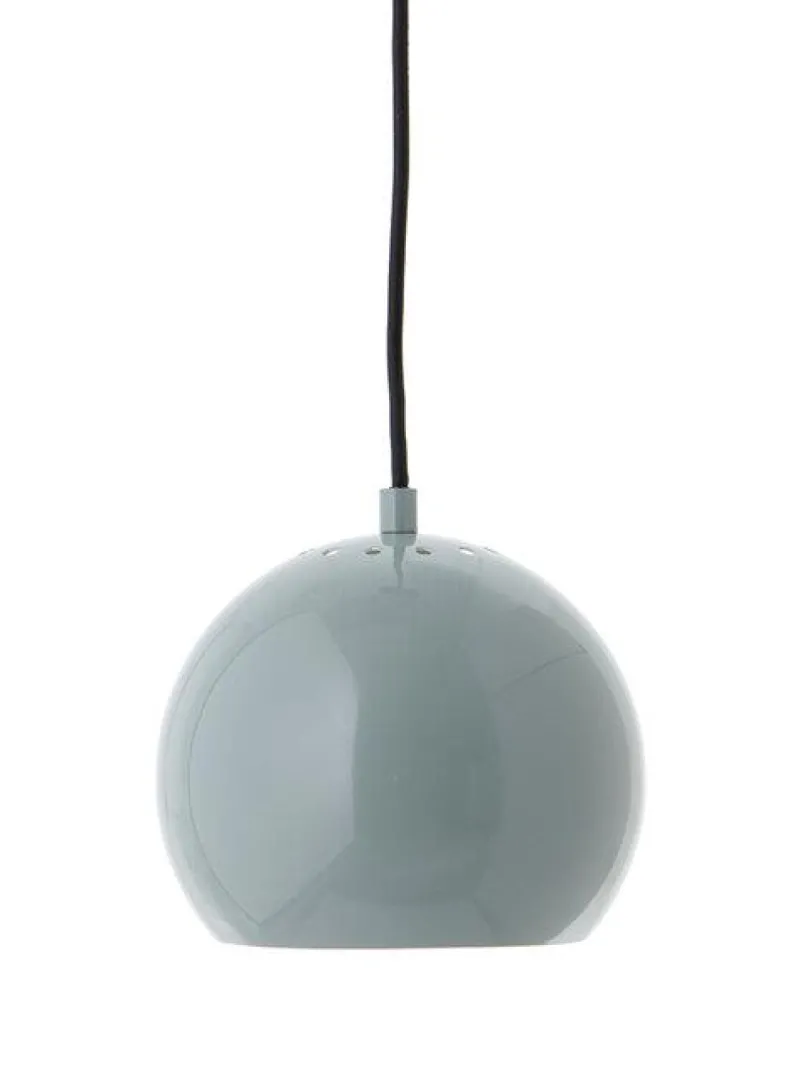 Ball pendel Ø18, blank mint Spisebordslamper|Lamper Til Sofabord