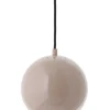 Discount Ball pendel Ø18, blank nude Spisebordslamper|Lamper Til Sofabord