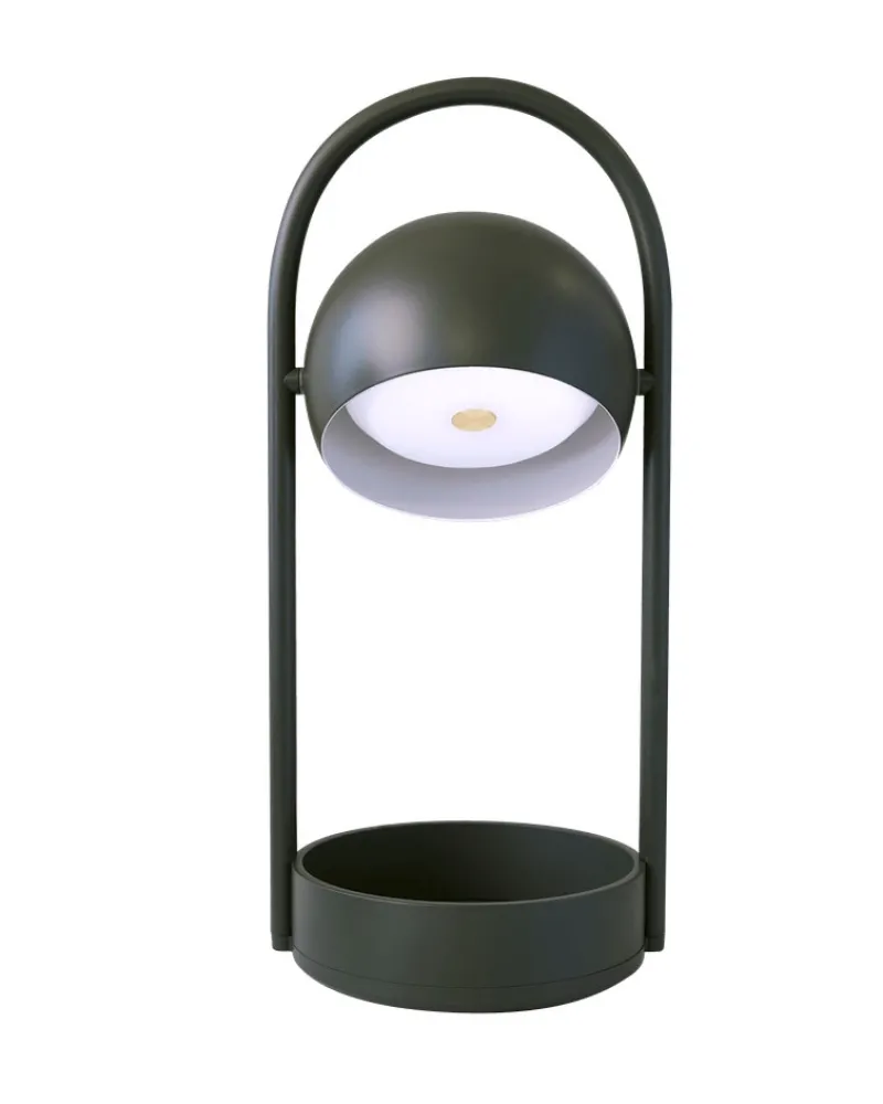 Discount Ball Portable batterilampe / bordlampe, olivengrøn Transportable Lamper|Lamper Til Sofabord