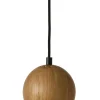 Discount Ball Wood pendel Ø12, eg Lamper I Træ|Spisebordslamper