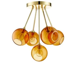 Best Ballroom Molecule, Amber Glas Lamper|Lysekroner