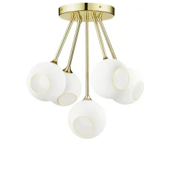 Best Ballroom Molecule, white snow Glas Lamper|Lysekroner