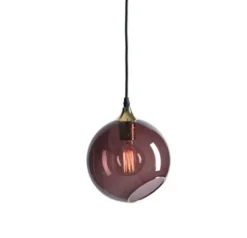 Ballroom pendel, purple Glas Lamper|Lamper Til Sofabord