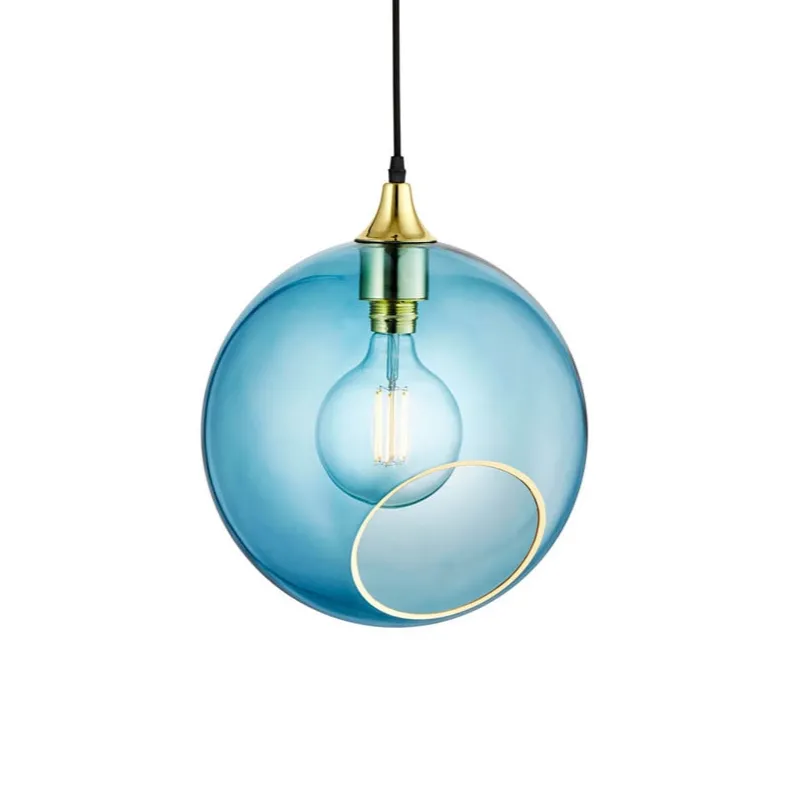Outlet Ballroom pendel XL, Blue Sky Glas Lamper