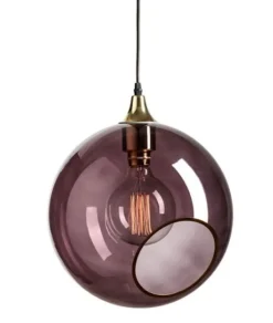 Discount Ballroom pendel XL, purple Glas Lamper