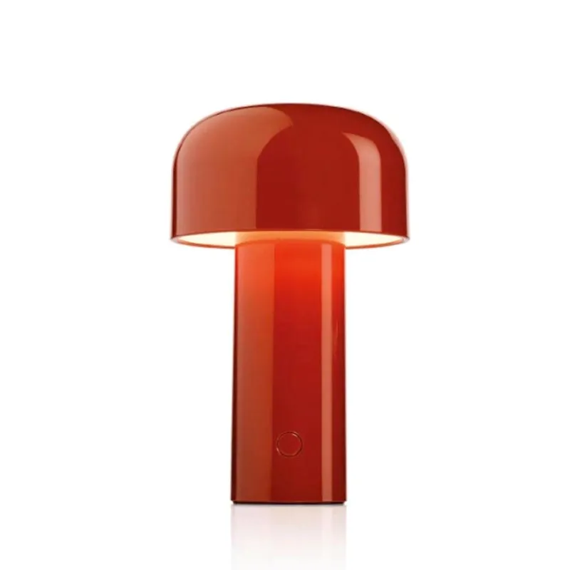 Hot Bellhop Batteri Bordlampe, Rød Transportable Lamper|Lamper Til Sofabord