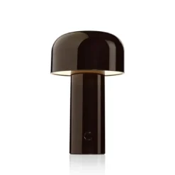Discount Bellhop Batteri Bordlampe, Brun Transportable Lamper|Lamper Til Sofabord