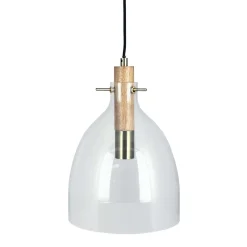 Discount Bistro D30 pendel, klar/eg/messing Messinglamper|Lamper I Træ
