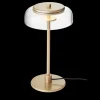 Outlet Blossi bordlampe small, nordic guld/klar Glas Lamper|Skrivebordslamper
