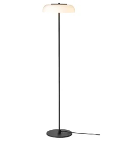 Best Blossi gulvlampe Ø29, sort/opal Glas Lamper|Standerlamper