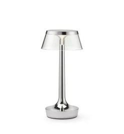 New Bon Jour Unplugged batterilampe / bordlampe, krom Krom Lamper|Transportable Lamper