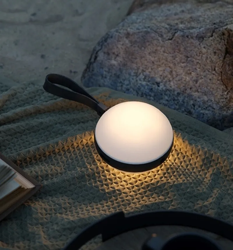 Best Bring To-Go 12 batterilampe, sort Hvide Lamper|Transportable Lamper