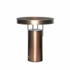 Online BringMe Portable bordlampe / batterilampe, bruneret messing Messinglamper|Transportable Lamper