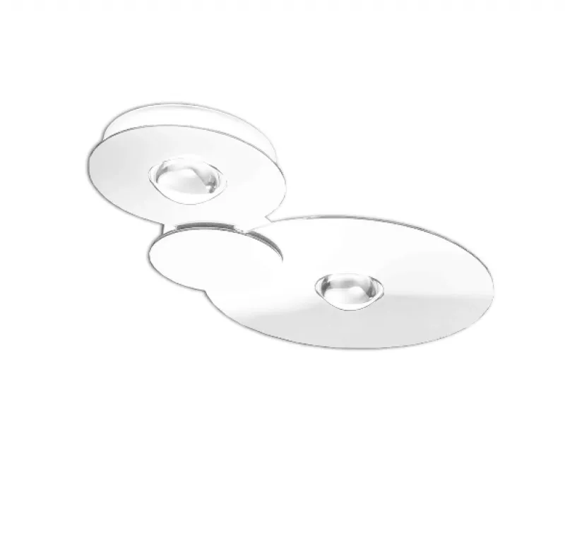 Discount Bugia Double loftlampe, hvid Hvide Lamper|Stue Lamper