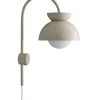 Discount Butterfly væglampe, mat tan grey Soveværelseslamper|Kontorlamper