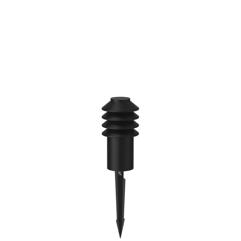 Bysted lav garden pullert spyd, sort Standerlamper|Havelamper