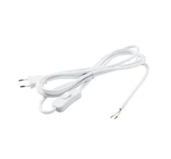 Best Cablekit, hvid ledning m/afbryder Ledninger, Fatninger Og Baldakiner