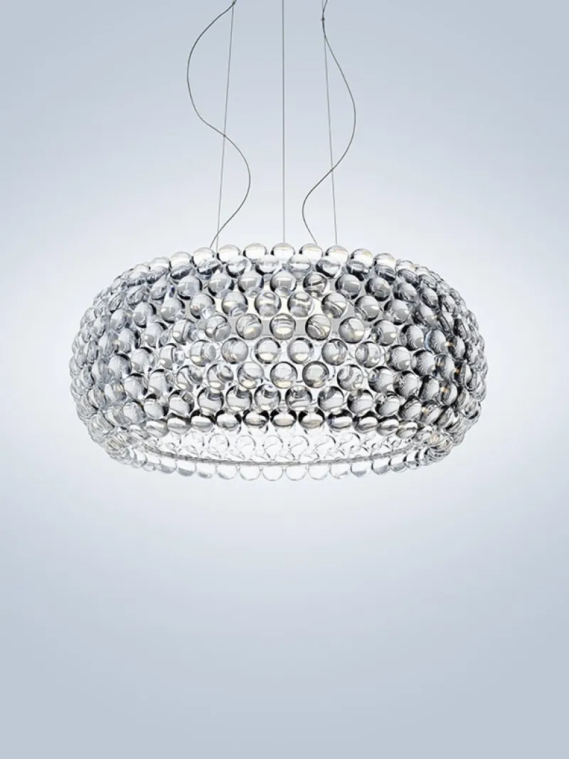 Outlet Caboche Plus Grande pendel LED MyLight, transparent Glas Lamper|Spisebordslamper