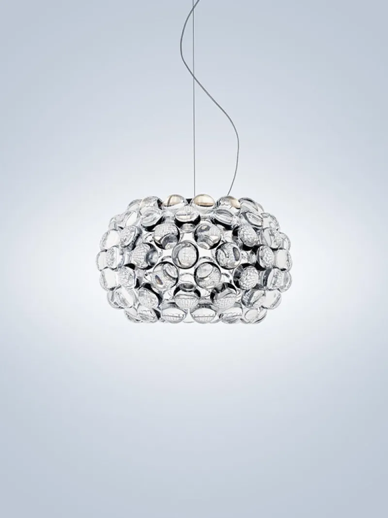 New Caboche Plus Piccola pendel LED, transparent Glas Lamper|Spisebordslamper
