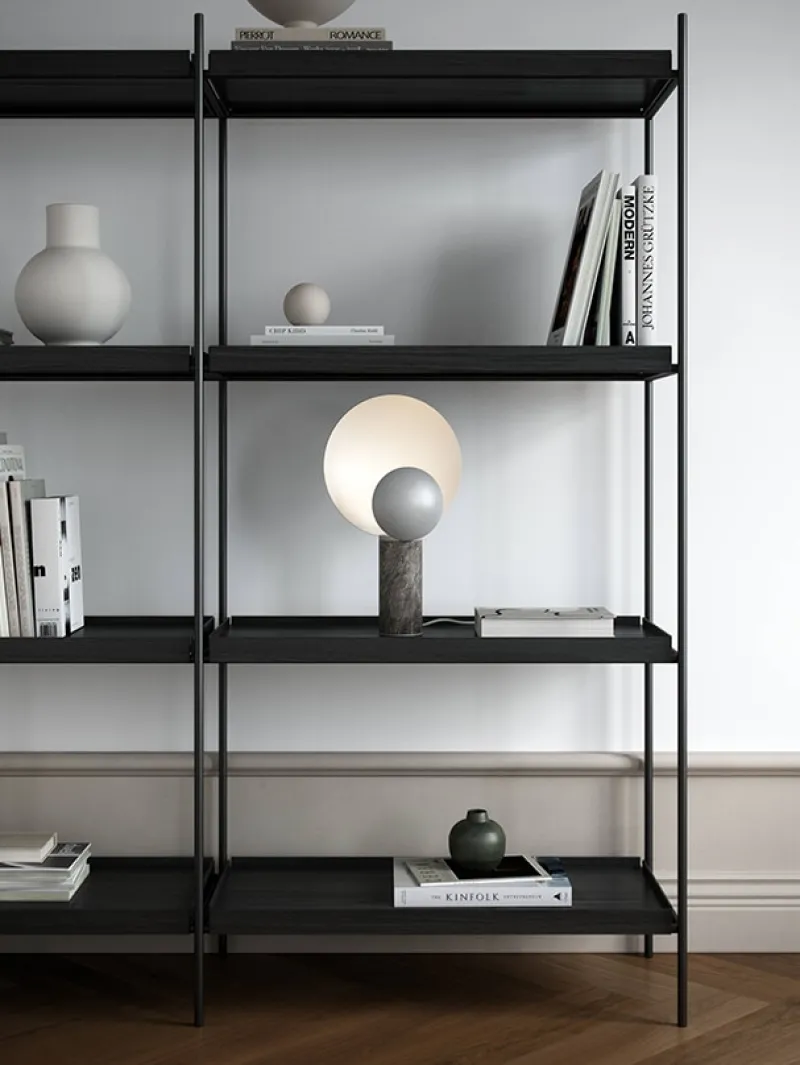 Sale Caché bordlampe, grå Lamper Til Reol|Stue Lamper