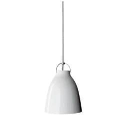 Sale Caravaggio Pendel hvid P1 Spisebordslamper|Kontorlamper