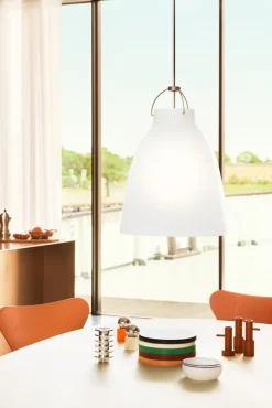 Caravaggio Pendel opal P3 Hvide Lamper|Spisebordslamper