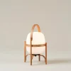 Cestita Bateria PE bordlampe Hvide Lamper|Transportable Lamper