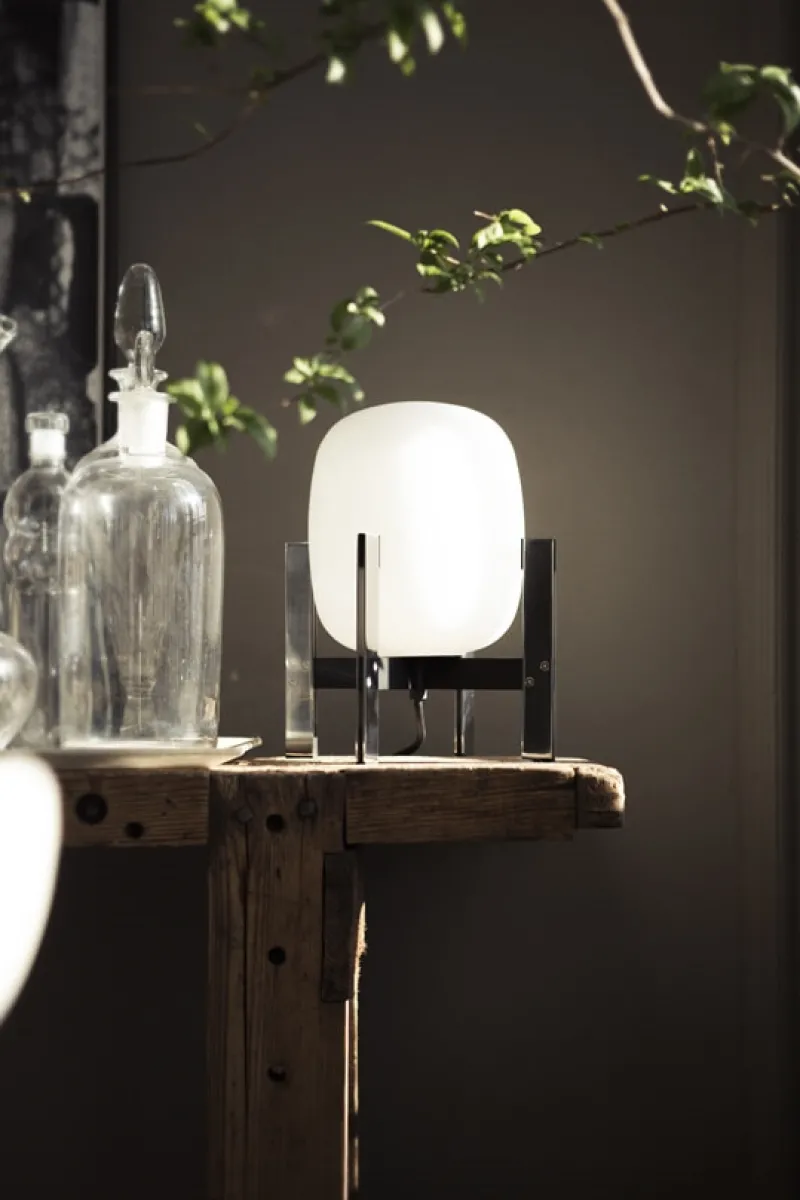 Discount CESTITA METÁLICA bordlampe Bordlamper