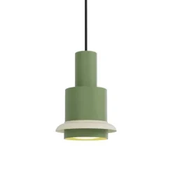Discount Chaumont pendel 150, grøn/hvid Spisebordslamper|Hængelamper