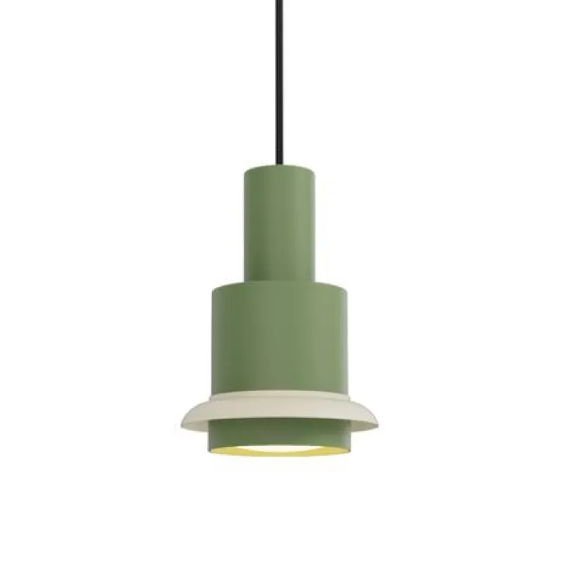 Discount Chaumont pendel 150, grøn/hvid Spisebordslamper|Hængelamper