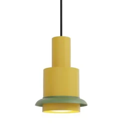 New Chaumont pendel 190, gul/grøn Spisebordslamper|Hængelamper