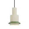 Discount Chaumont pendel 190, hvid/grøn Spisebordslamper|Hængelamper