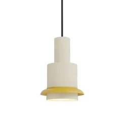 Sale Chaumont pendel 150, hvid/gul Hvide Lamper|Spisebordslamper