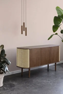 Outlet Chimes Cluster 3 klyngependel, mørk eg Lamper I Træ|Klyngependel
