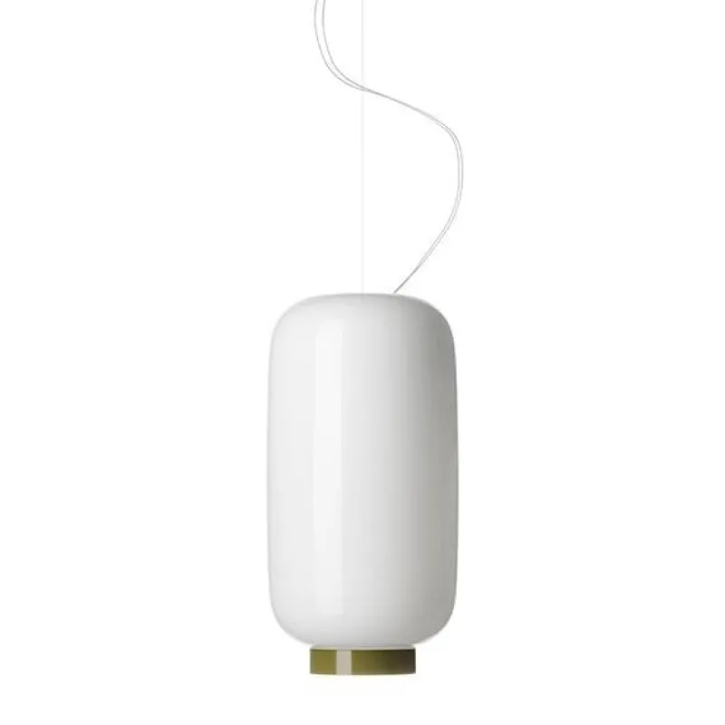 New Chouchin 2 Reverse Pendel, hvid/grøn Hvide Lamper|Spisebordslamper