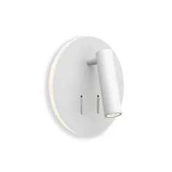 Hot Circle væglampe / spot, hvid Spotlampe|Væglamper