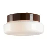 Best Classic Sauna loftlampe / væglampe, brun Glas Lamper|Vådrumslamper