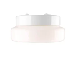 Hot Classic Sauna loftlampe / væglampe, hvid Hvide Lamper|Glas Lamper