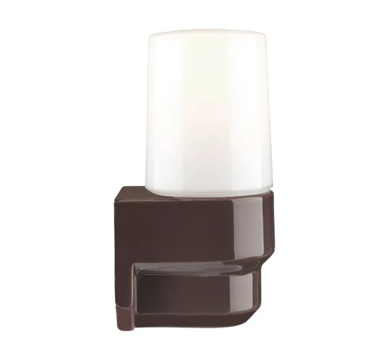 Discount Classic Sauna væglampe, brun Glas Lamper|Vådrumslamper