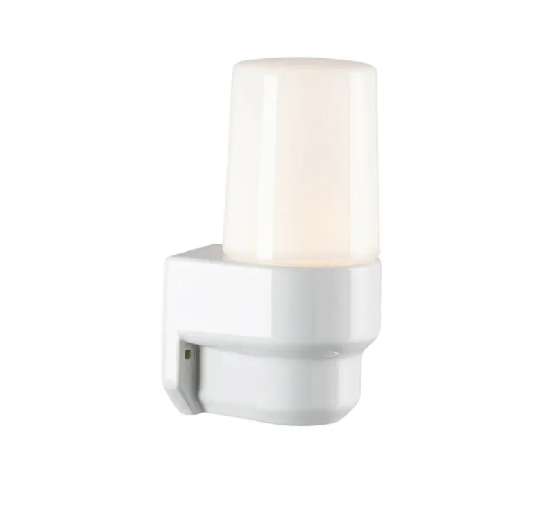 Discount Classic Sauna væglampe, hvid Hvide Lamper|Glas Lamper