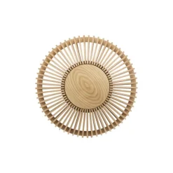 Clava Up Wood medium væglampe, eg Lamper I Træ|Soveværelseslamper