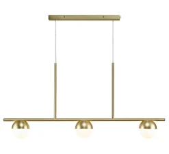 Online Contina 3-Spot pendel, messing Messinglamper|Spisebordslamper