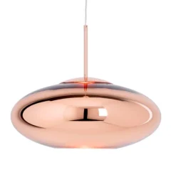 Clearance Copper bred pendel Ø50, kobber Spisebordslamper|Soveværelseslamper