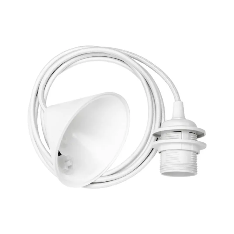 Best Cord Set E27-ophæng, hvid Pendelophæng|Ledninger, Fatninger Og Baldakiner